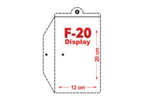 embalagem F20 display-12x20